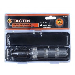 Tactix - Κατσαβίδι Χτυπητό με 4 Μύτες #207201 