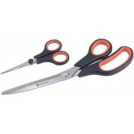Tactix - 2 Pc Scissors Set Stainless Steel non-slip grip #473039