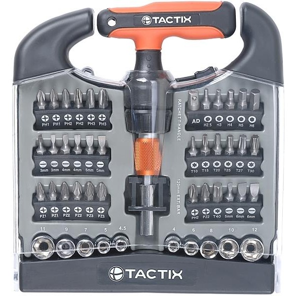 Tactix - 48 Pc Ratchet T-Driver Set #900221