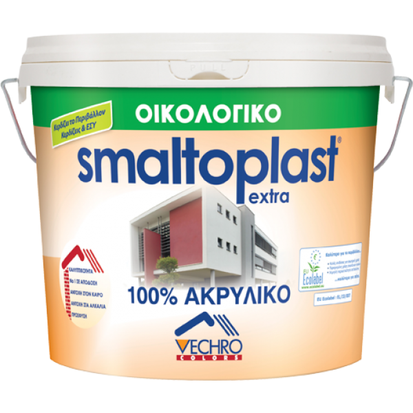 acrylic paint - Vechro - Smaltoplast 100% Acrylic eco white (0,750L - 3L - 10L)