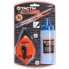 Tactix - 3 Pc Chalk Line Set #258055