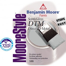 Benjamin Moore - 588 DTM Direct to Metal Semi-Gloss (Black, White)