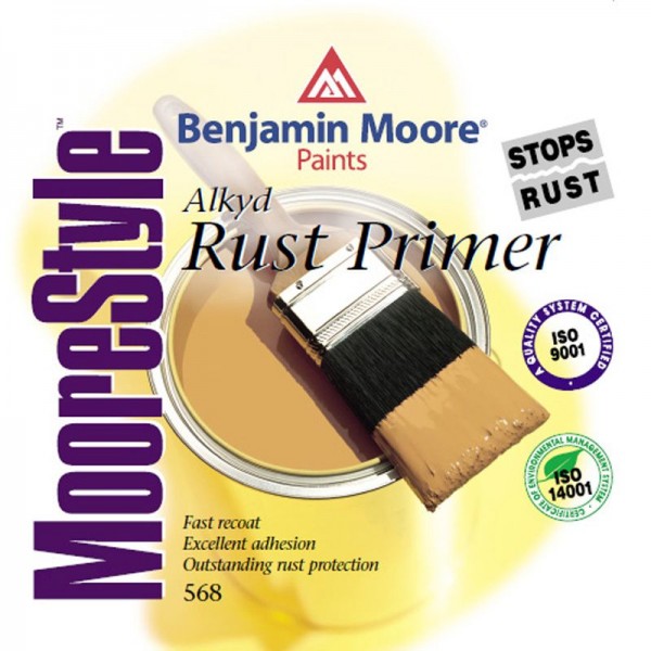 Benjamin Moore - 568 MooreStyle Rust Primer (White, Red, Gray, Black)