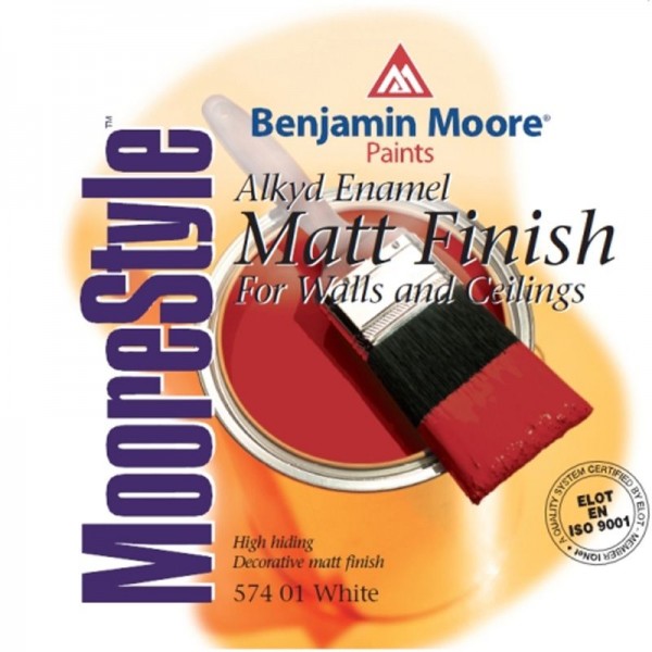 Benjamin Moore - 574 Wood & Metal Enamel Matt Finish (white)